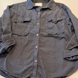 We the Free Linen Button-Up Shirt